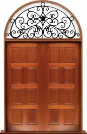 8 panel: door in frame