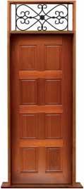 8 panel: door in frame