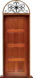 8 panel: door in frame