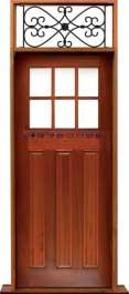 ashgrove: single door + sidelight on right