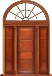 horizontal 4 panel: double door +  two sidelights