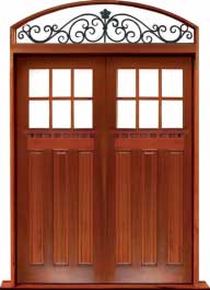 ashgrove: single door + sidelight on right