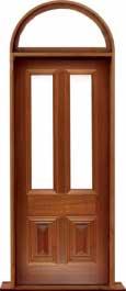 glazed cricket bat: single door +  two sidelights