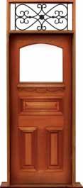 edwardian: single door + sidelight on right