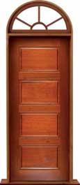 horizontal 4 panel: double door +  two sidelights
