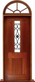 paddington with ironwork: single door +  two sidelights
