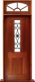 paddington with ironwork: single door +  two sidelights