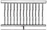 Centre Twist Iron Balustrade